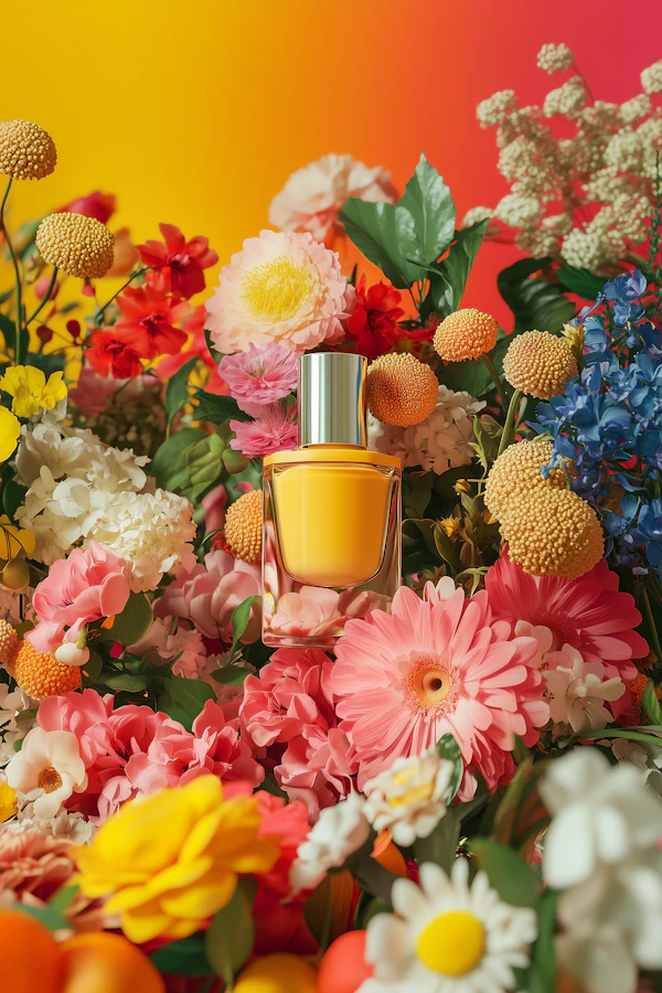 Perfume with Flowers