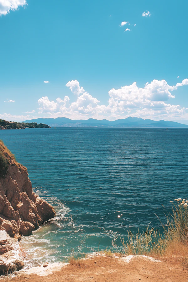 Serene Coastal Scene