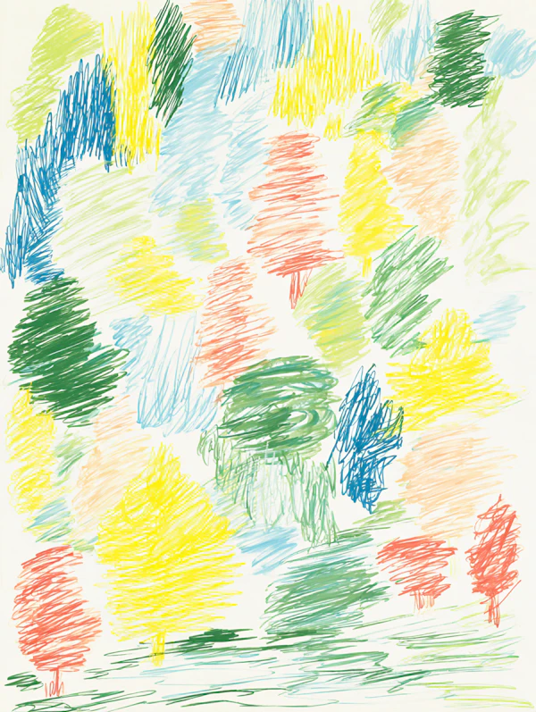 Abstract Forest Scene