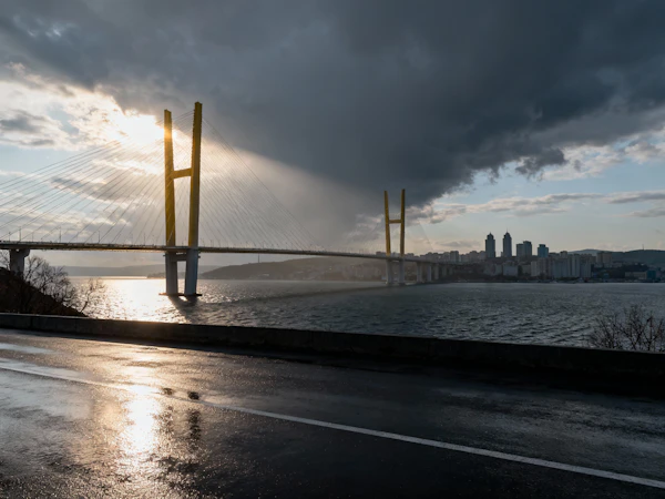 Dramatic Bridge Scene