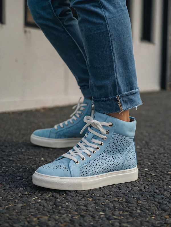 Stylish Blue Sneakers