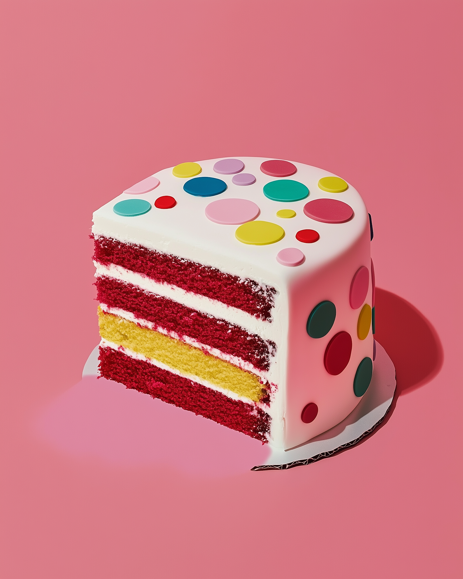 Vibrant Multi-layered Cake