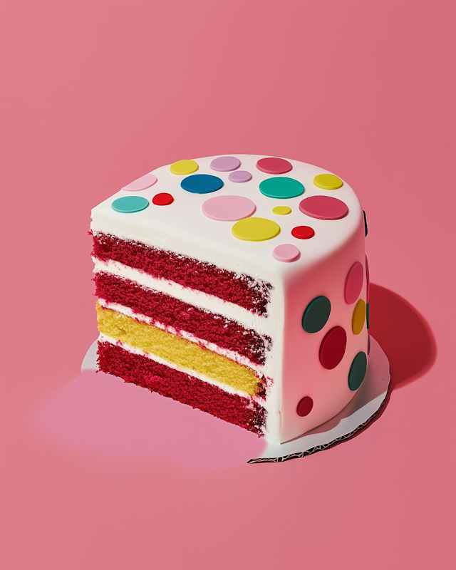 Vibrant Multi-layered Cake