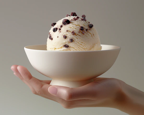 Vanilla Ice Cream Scoop
