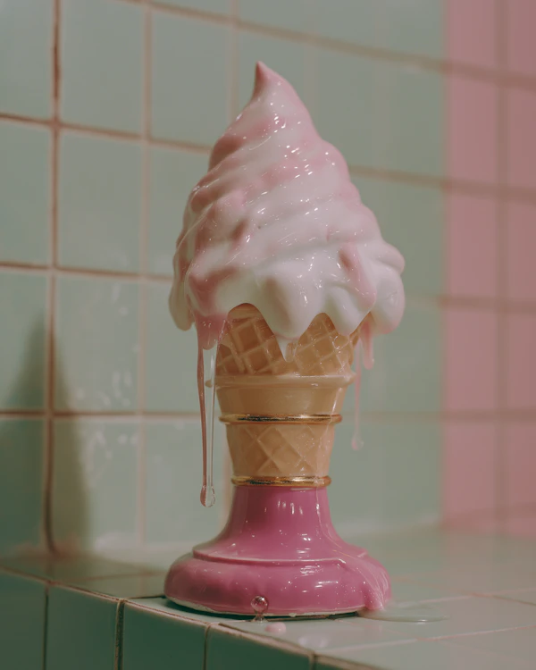 Melting Ice Cream Art