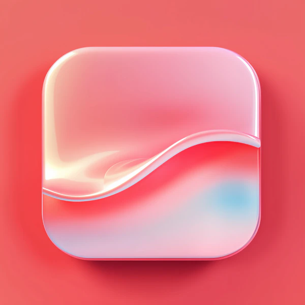 Glossy 3D Icon Design