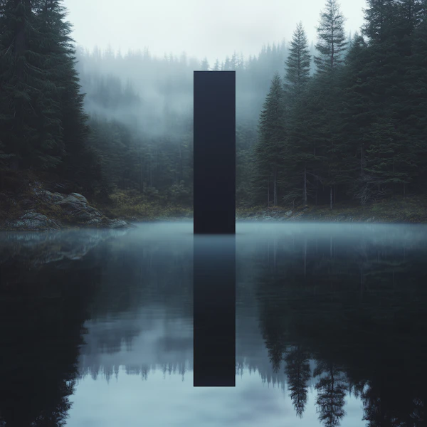 Misty Monolith Lake
