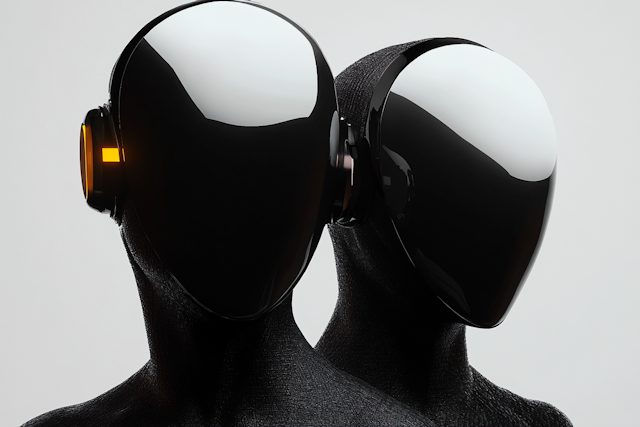 Futuristic Humanoid Figures