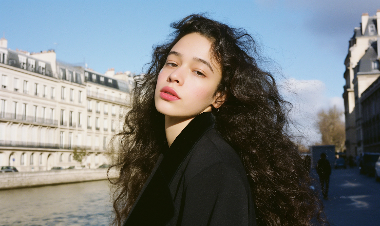 Serene Urban Portrait of a Young Woman