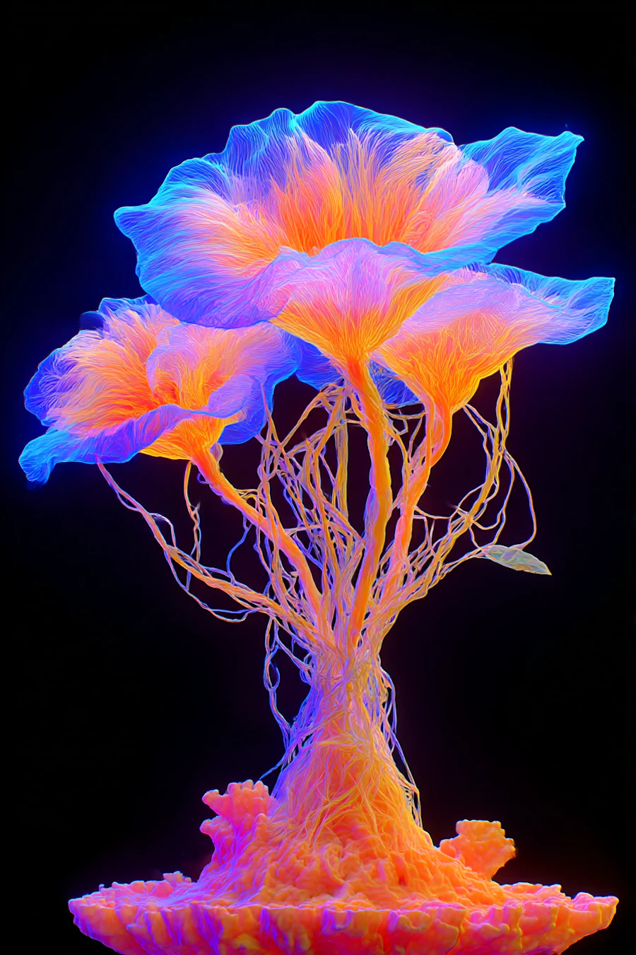 Bioluminescent Flora