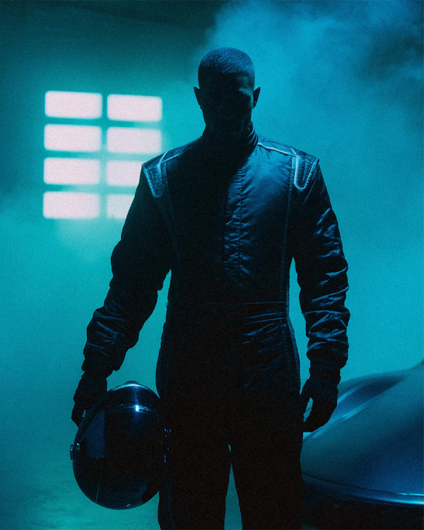Racer in Silhouette