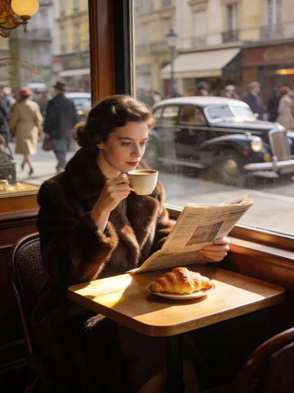 Café Nostalgia Scene