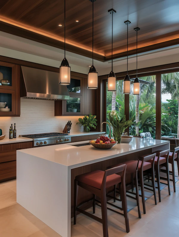 Luxurious Tropical Kitchen