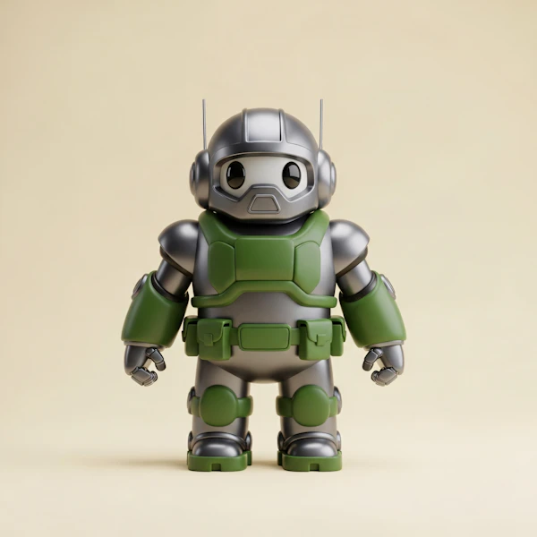 Green Armored Robot
