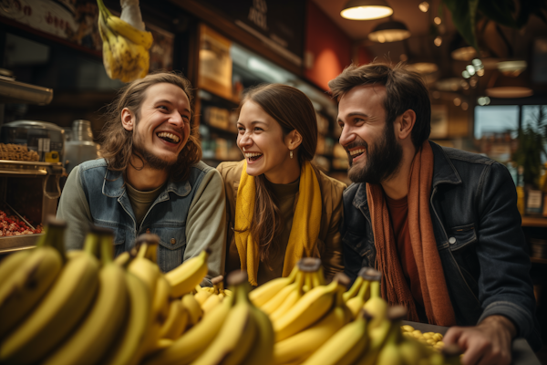 Autumnal Market Laughter Trio