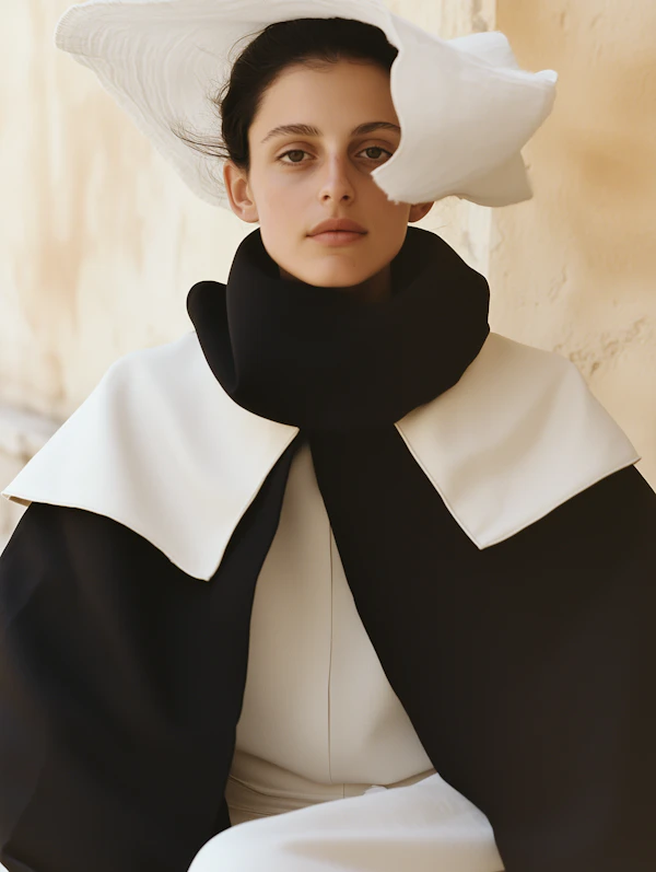 Elegant Avant-Garde Look