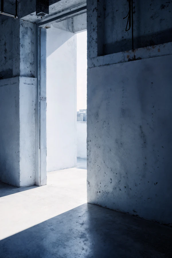Minimalist Doorway Scene