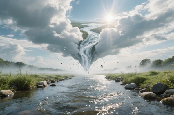 Surreal River Vortex