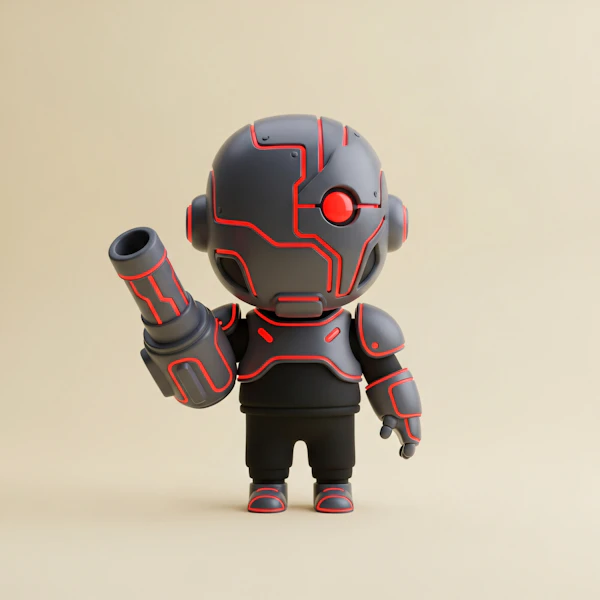 Futuristic Cyborg Design