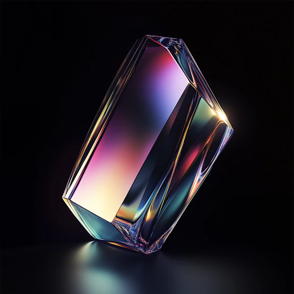 Futuristic Crystal Glow