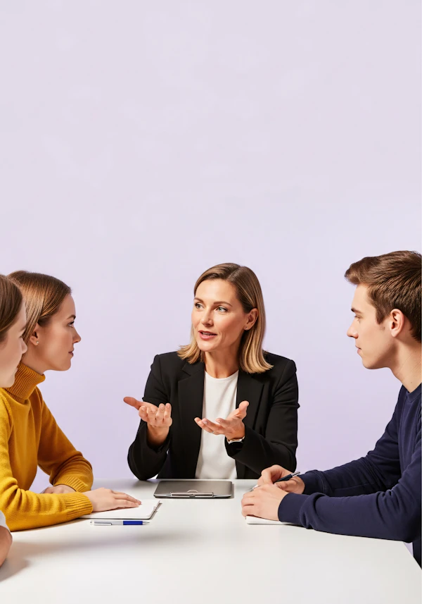 Team Discussion Scene