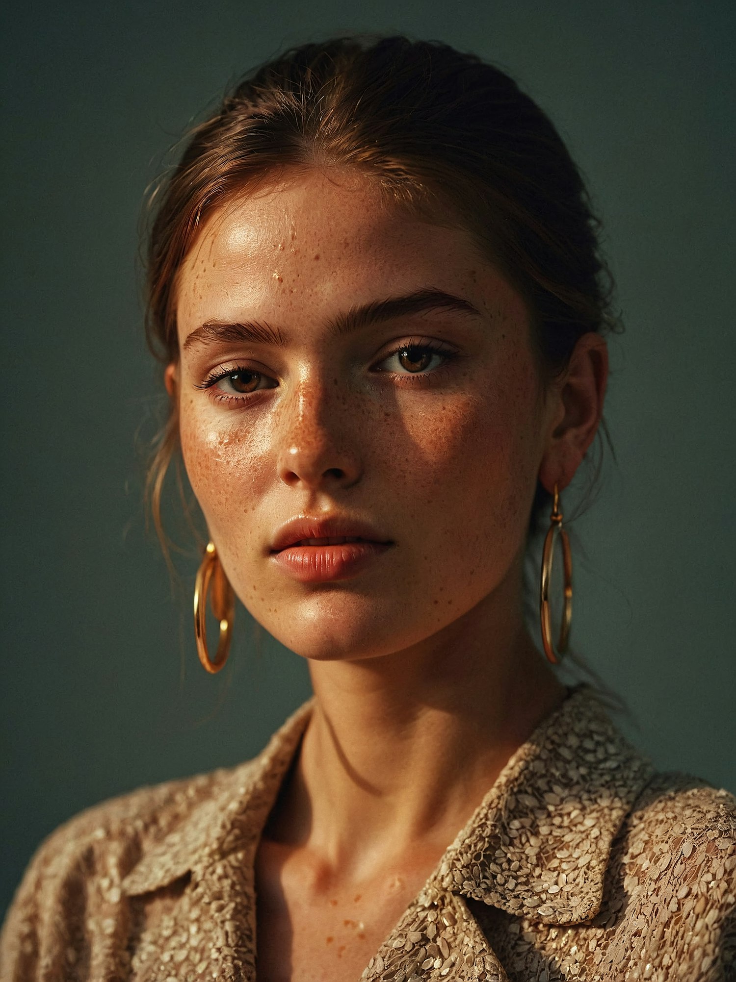 Serene Portrait of a Young Woman