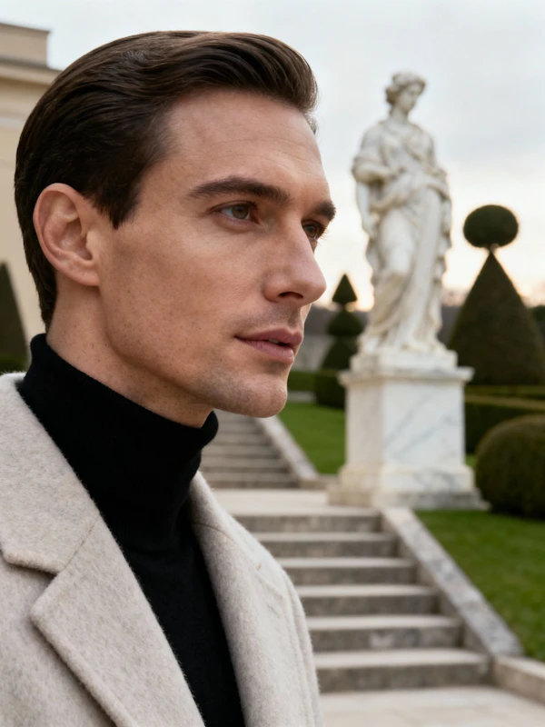 Elegant Garden Portrait