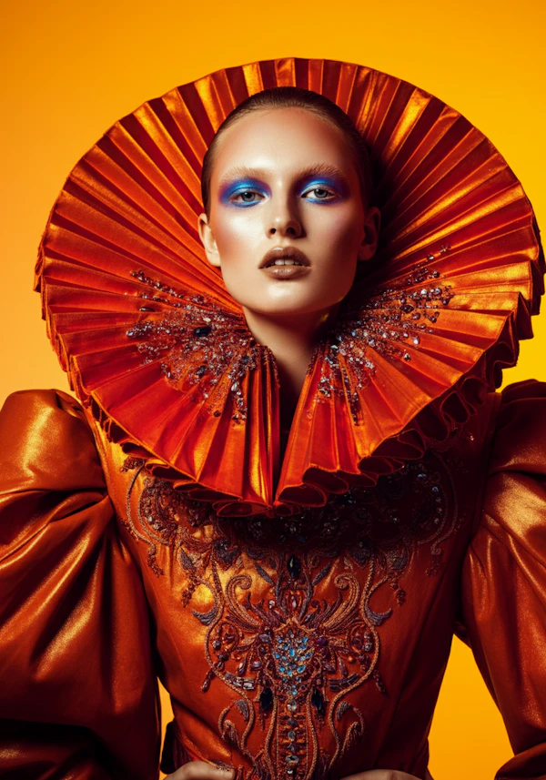 Avant-Garde Fashion Portrait