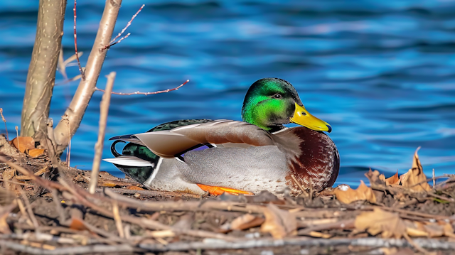 Mallard Duck in Natural Habitat