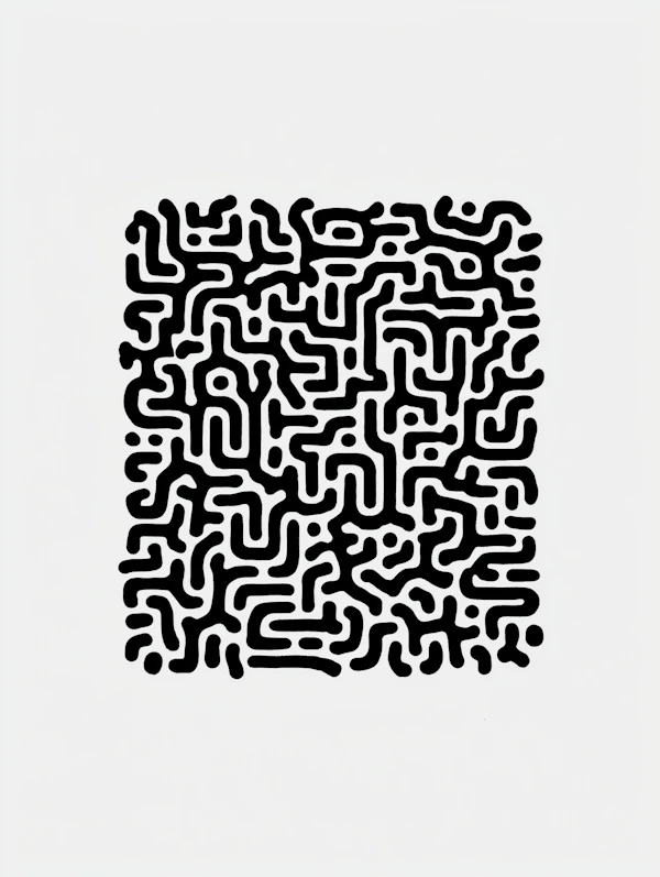 Abstract Maze Pattern