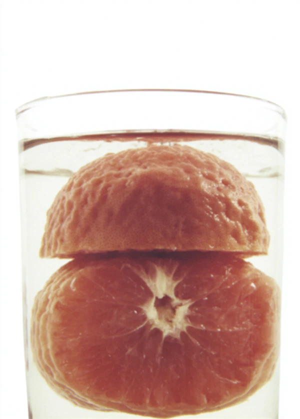 Grapefruit in Glass