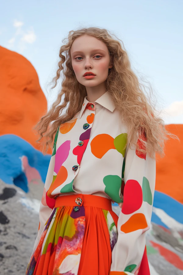 Colorful Abstract Portrait