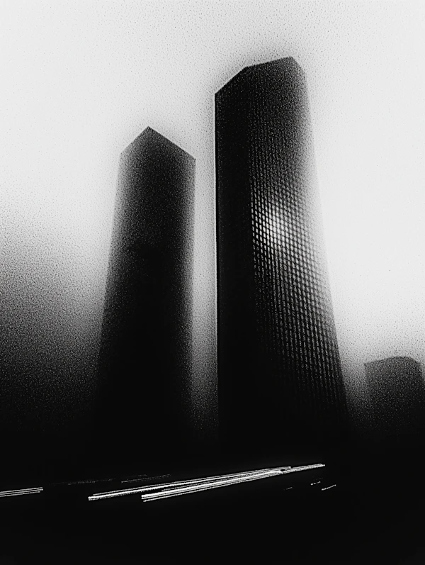 Misty Skyscrapers