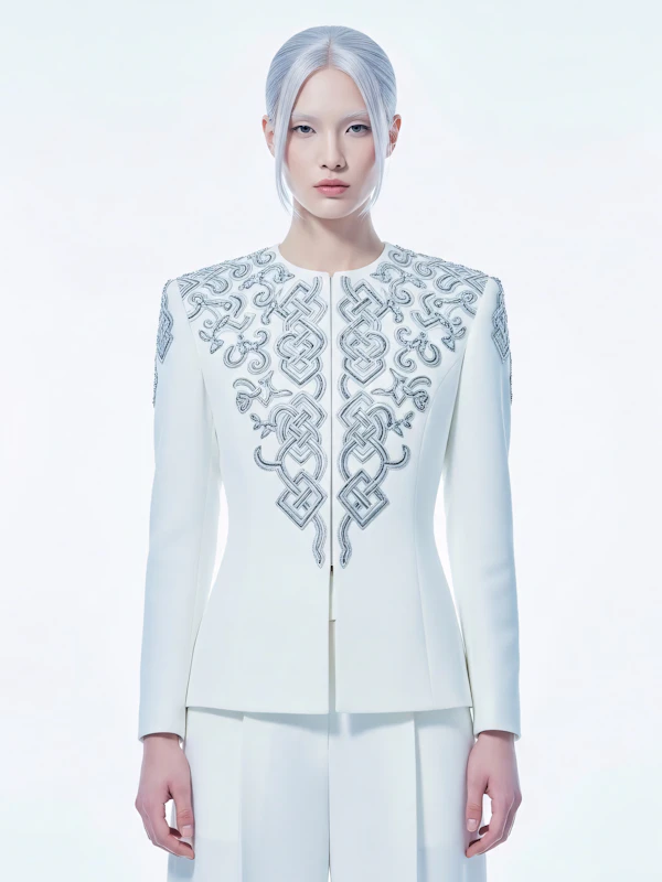 Elegant Embroidered Attire