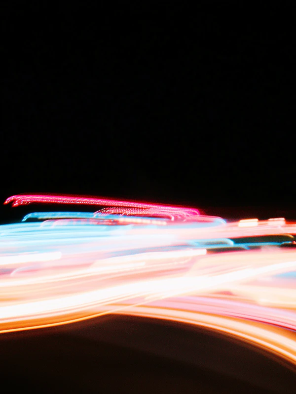 Colorful Light Streaks