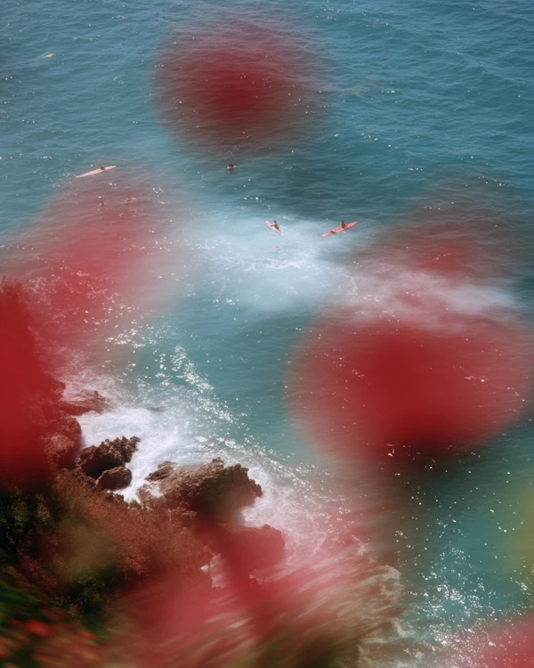 Coastal Surf Scene