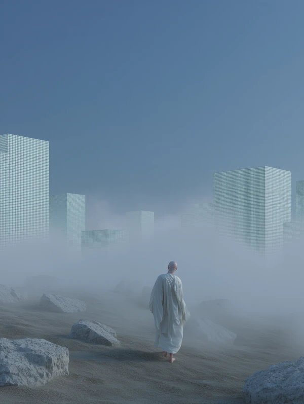 Surreal Journey Scene