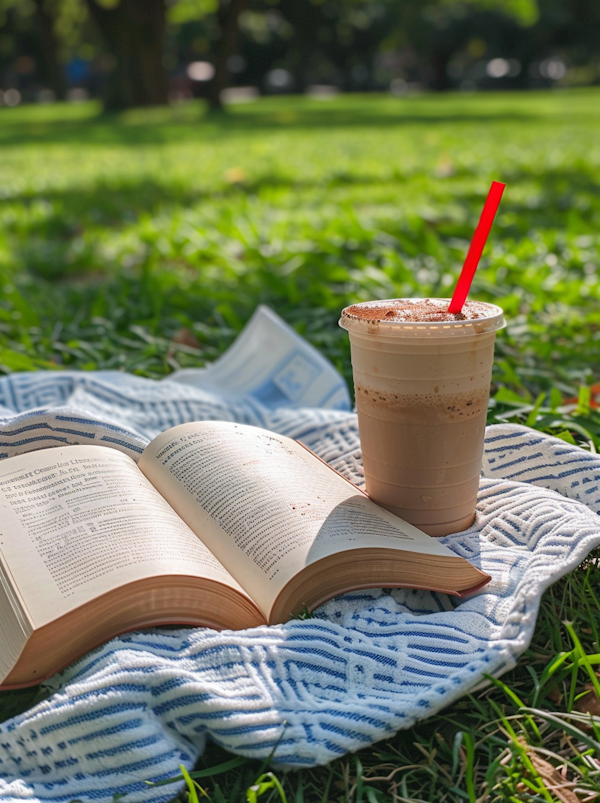 Tranquil Reading in the Park