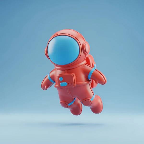 Cartoon Astronaut Art