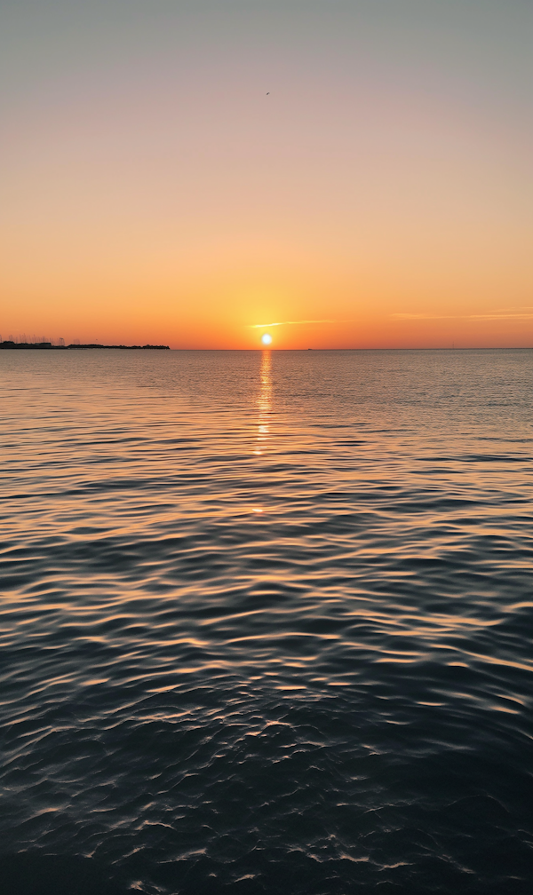 Tranquil Seascape at Sunset