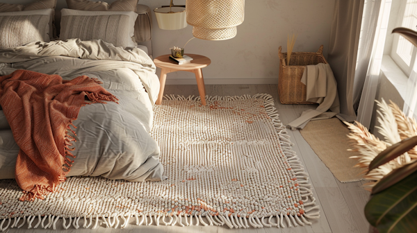 Cozy Bedroom in Warm Natural Light