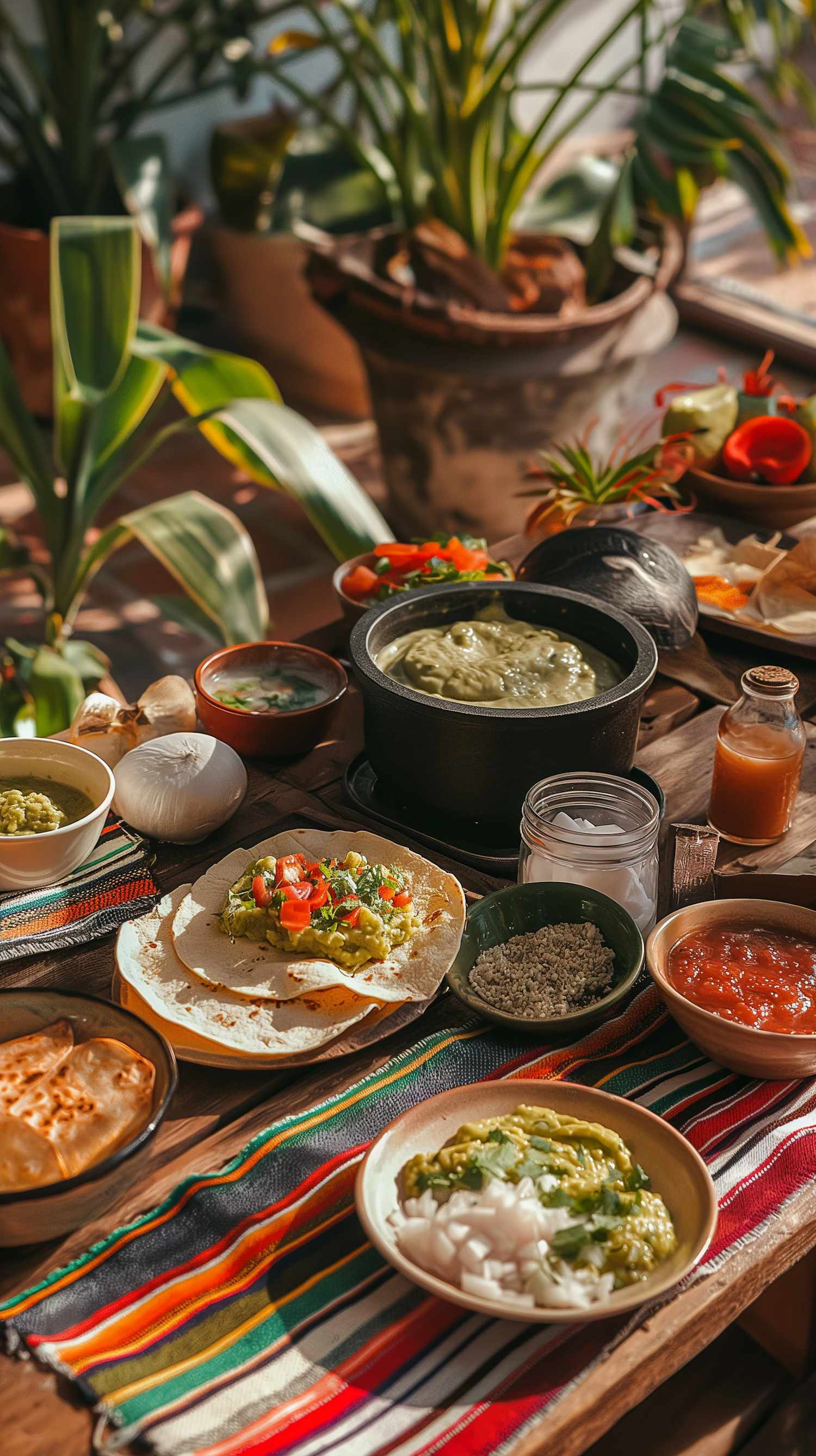 Vibrant Mexican Cuisine Display