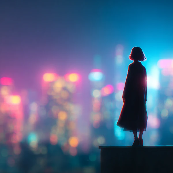 Urban Silhouette Scene