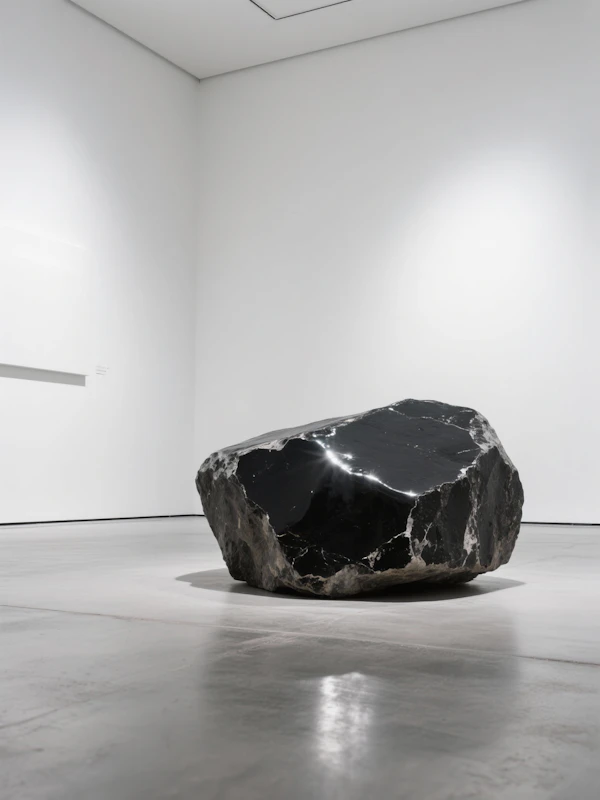 Glossy Black Stone