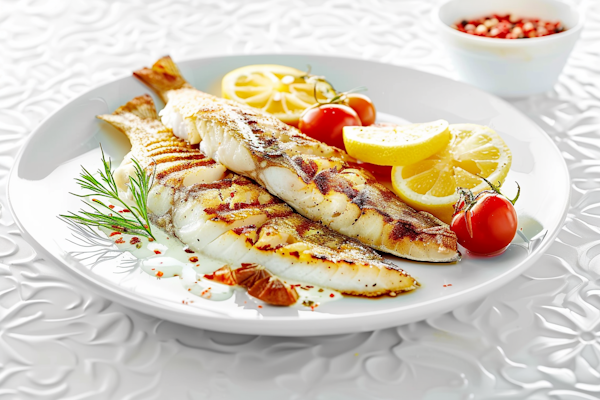 Elegant Grilled Fish Dish