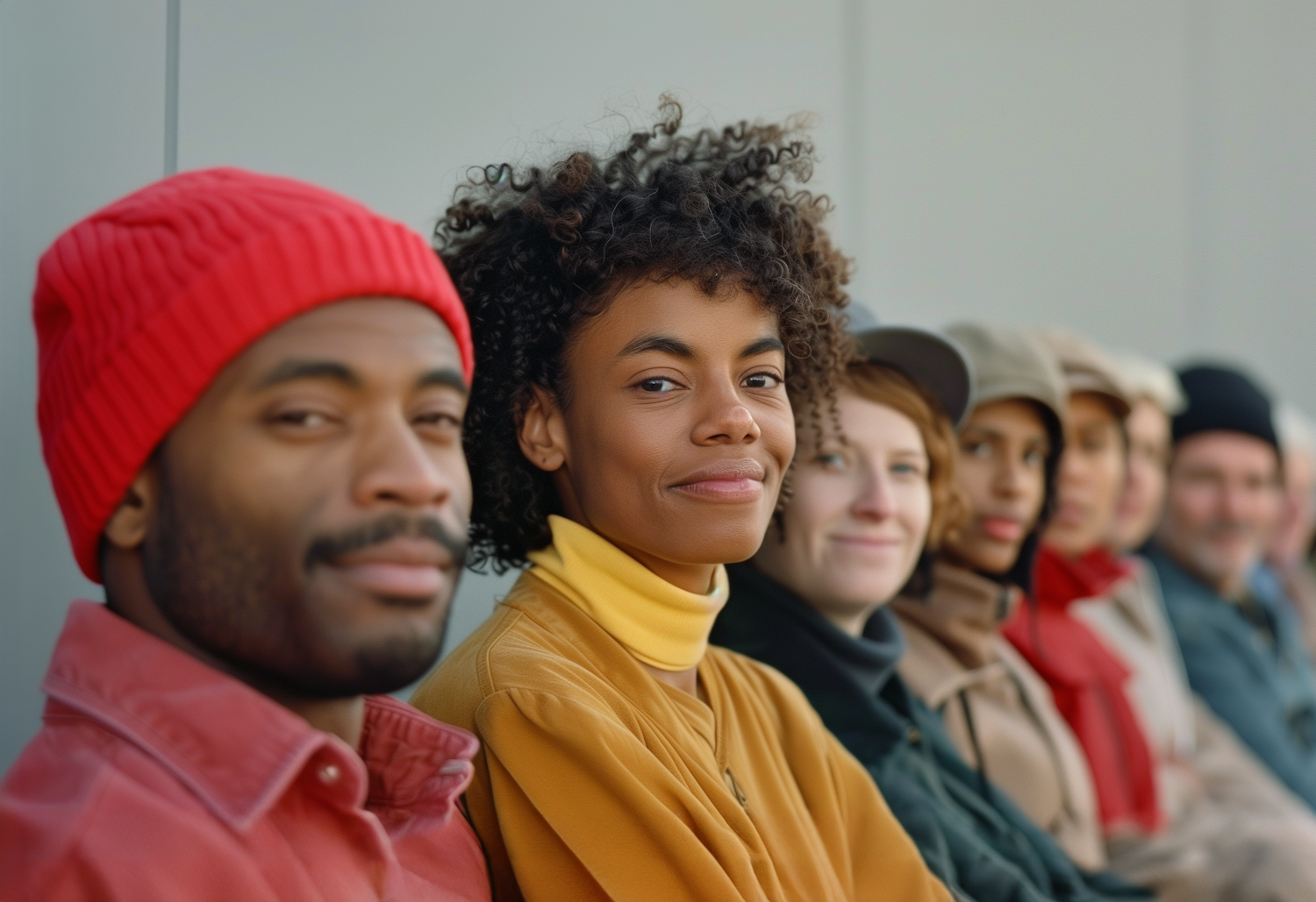 Diverse Friends Gathering