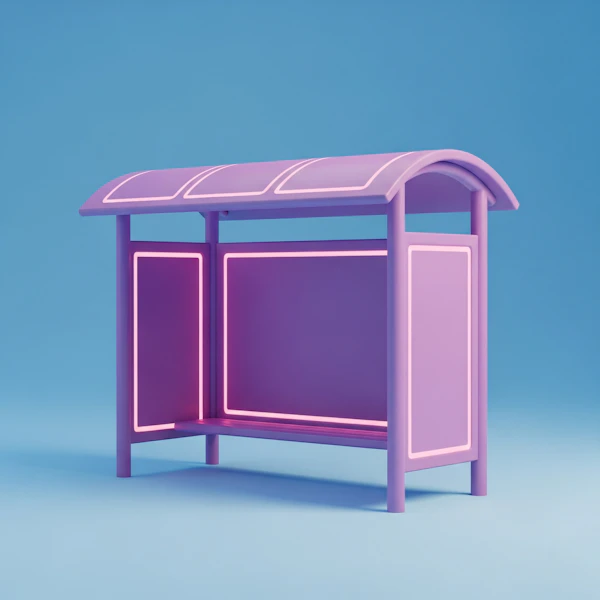 Futuristic Bus Stop