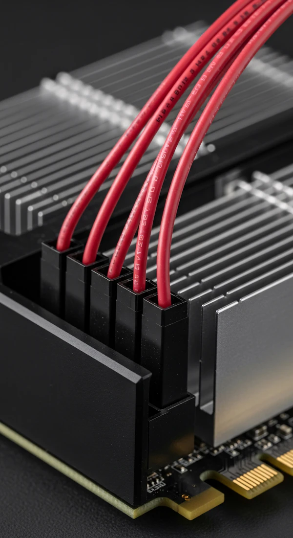 Close-Up of Graphics Card