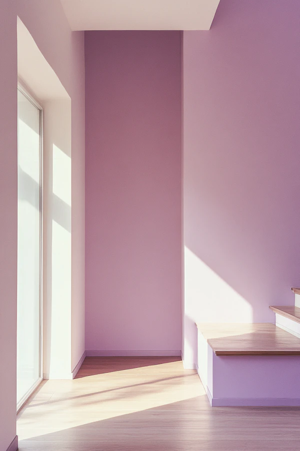 Minimalist Lavender Room