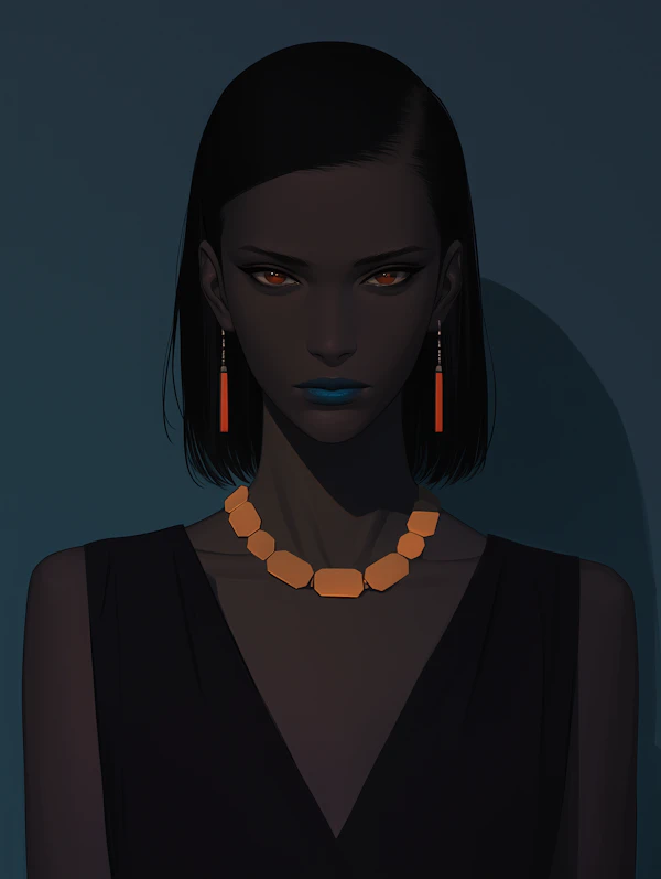 Striking Woman Portrait